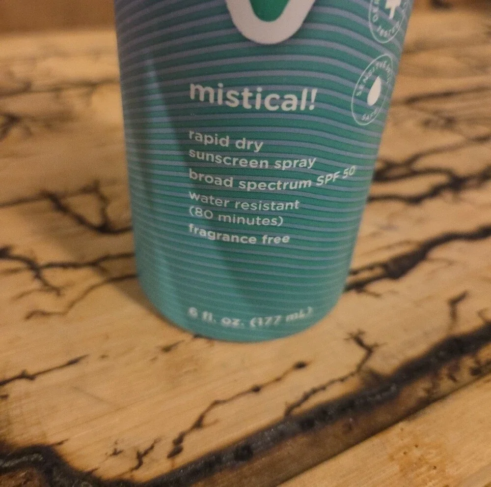 SPF 50 Mistical! Fragrance-Free Sunscreen Spray - New Sealed